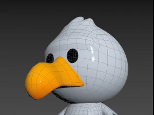 Character064 Seagull 3D Model