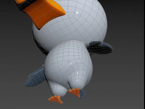 Character064 Seagull 3D Model