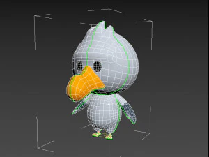 Character064 Seagull 3D Model