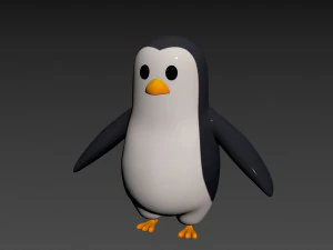 Character065 Penguin 3D Model