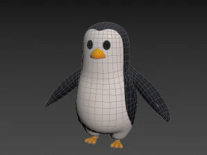 Character065 Penguin 3D Model