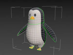 Character065 Penguin 3D Model
