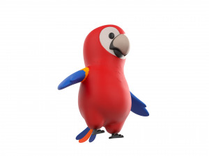 Character066 Parrot 3D 모델
