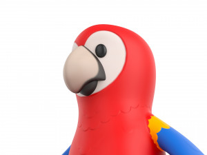 Character066 Parrot 3D 모델