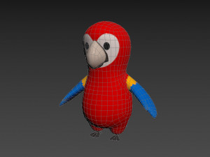 Character066 Parrot 3D 모델