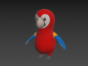 Character066 Parrot 3D 모델