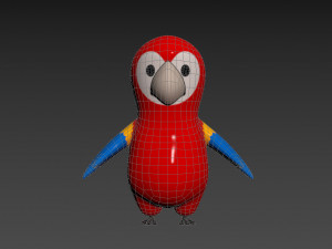 Character066 Parrot 3D 모델