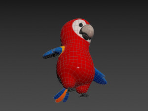 Character066 Parrot 3D 모델