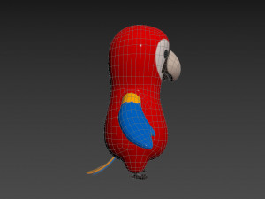 Character066 Parrot 3D 모델