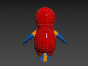 Character066 Parrot 3D 모델