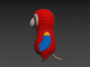 Character066 Parrot 3D 모델