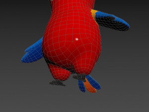 Character066 Parrot 3D 모델