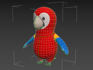 Character066 Parrot 3D 모델