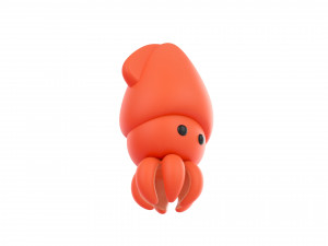 Character069 Squid 3D मॉडल