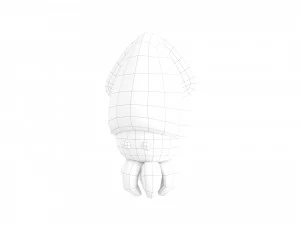 Character069 Squid 3D Model
