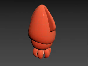 Character069 Squid 3D Model