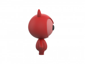 Character070 Devil Mascot 3D 모델