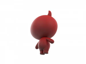 Character070 Devil Mascot 3D Model