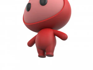 Character070 Devil Mascot 3D Model