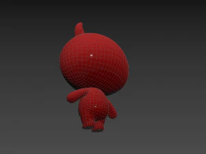 Character070 Devil Mascot 3D Model