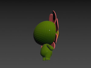Character071 Flower Mascot 3D मॉडल