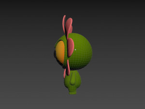 Character071 Flower Mascot 3D मॉडल