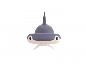 Character072 Bonnet Head Shark 3D Модель