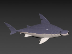 Character072 Bonnet Head Shark 3D Модель