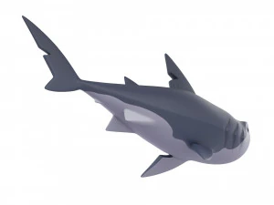 Character073 Shark 3D Model