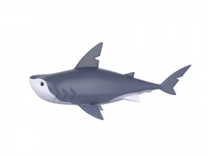 Character073 Shark 3D Model