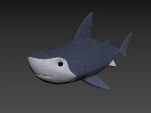 Character073 Shark 3D Model