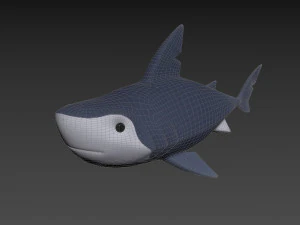 Character073 Shark 3D Model