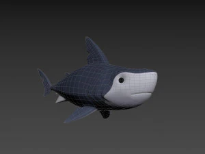 Character073 Shark 3D Model