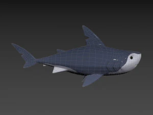 Character073 Shark 3D Model