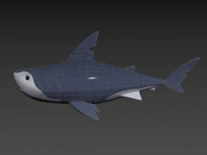 Character073 Shark 3D Model