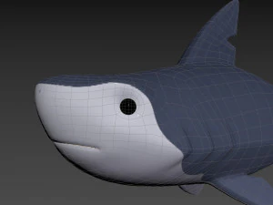 Character073 Shark 3D Model