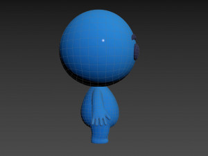 Character074 Blue Guy Model 3D