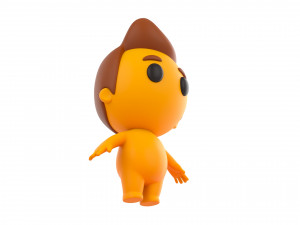 Character075 Little Man 3D Model