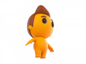 Character075 Little Man 3D Model