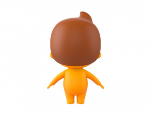 Character075 Little Man 3D Model