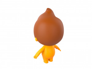 Character075 Little Man 3D Model