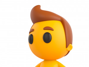 Character075 Little Man 3D Model