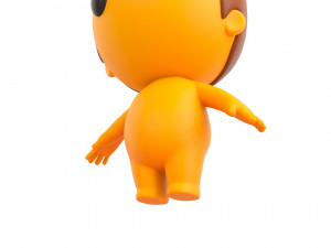 Character075 Little Man 3D Model