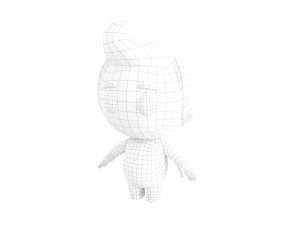 Character075 Little Man 3D Model