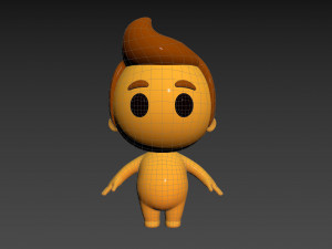 Character075 Little Man 3D Model