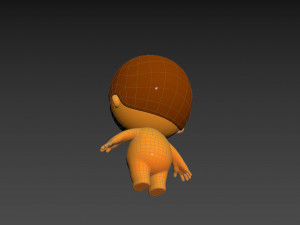 Character075 Little Man 3D Model