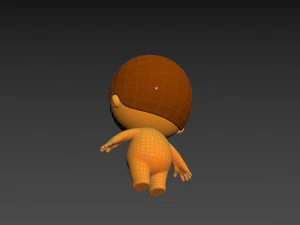 Character075 Little Man 3D Model