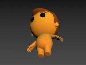 Character075 Little Man 3D Model