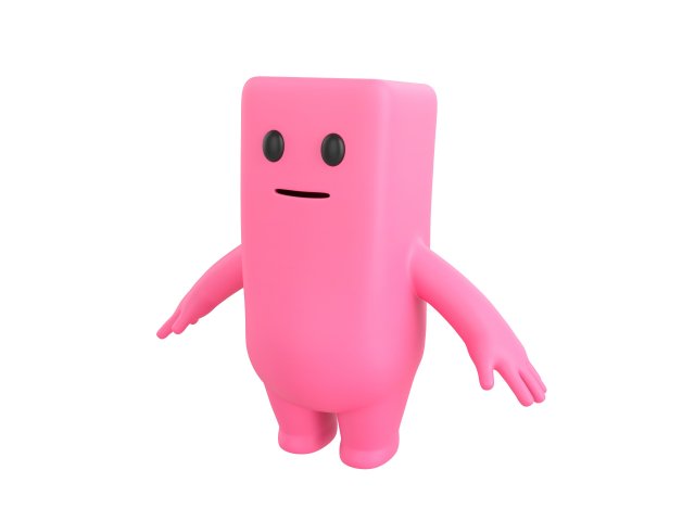 Character076 Mascot 3Dモデル .c4d .max .obj .3ds .fbx .stl .blend 