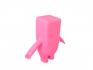 Character076 Mascot 3Dモデル